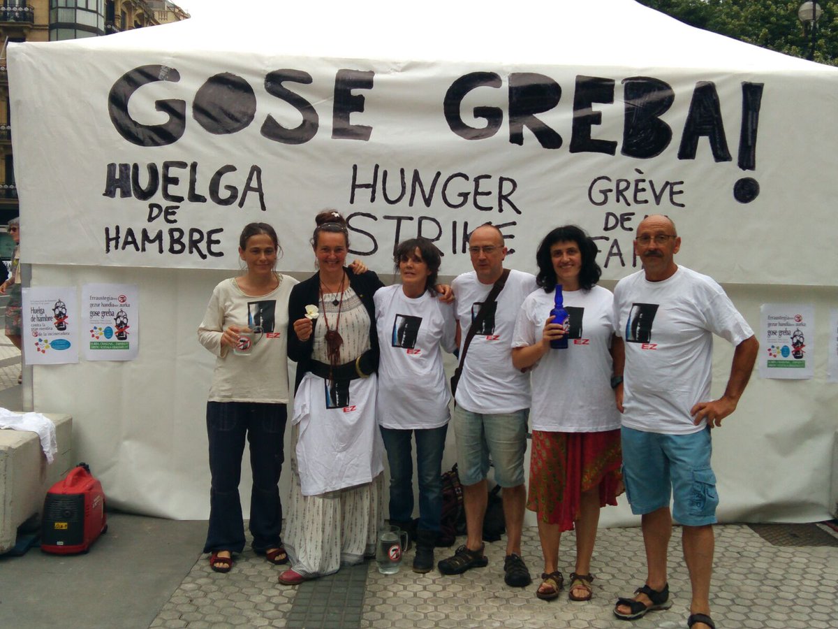 14 de junio, primer dia de la huelga de hambre en contra de la incineradora